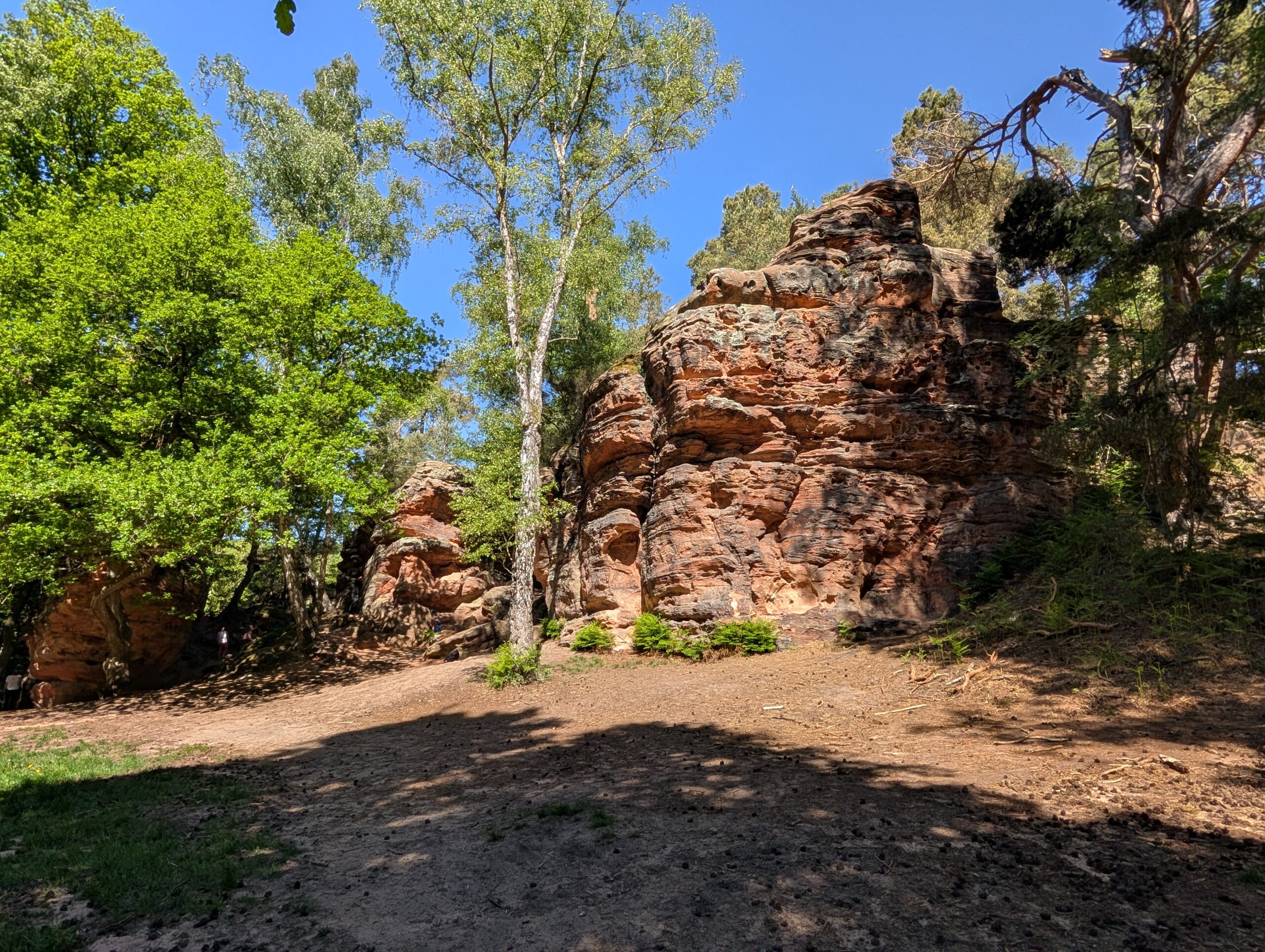 Wanderung bei den Katzensteinen